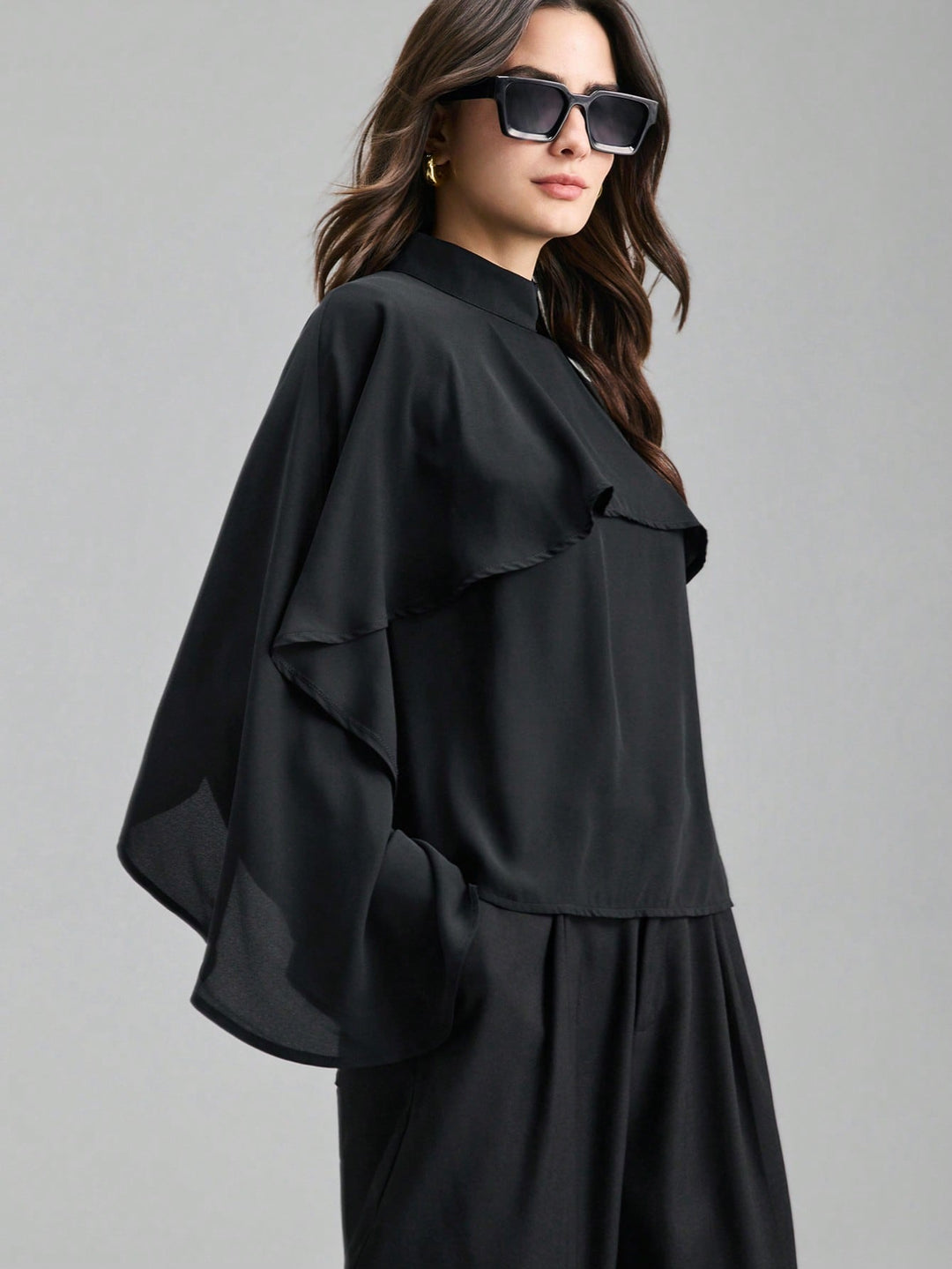 Top SHEIN, negru