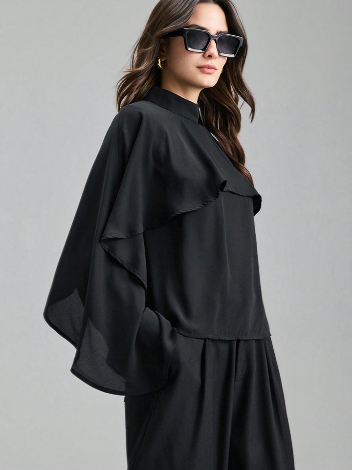 Top SHEIN, negru