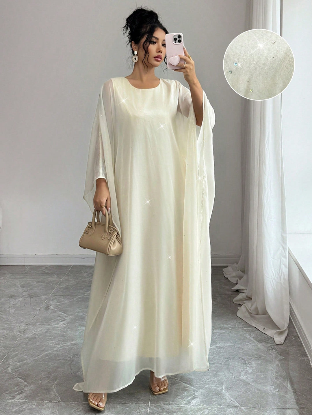Rochie midi SHEIN, galben