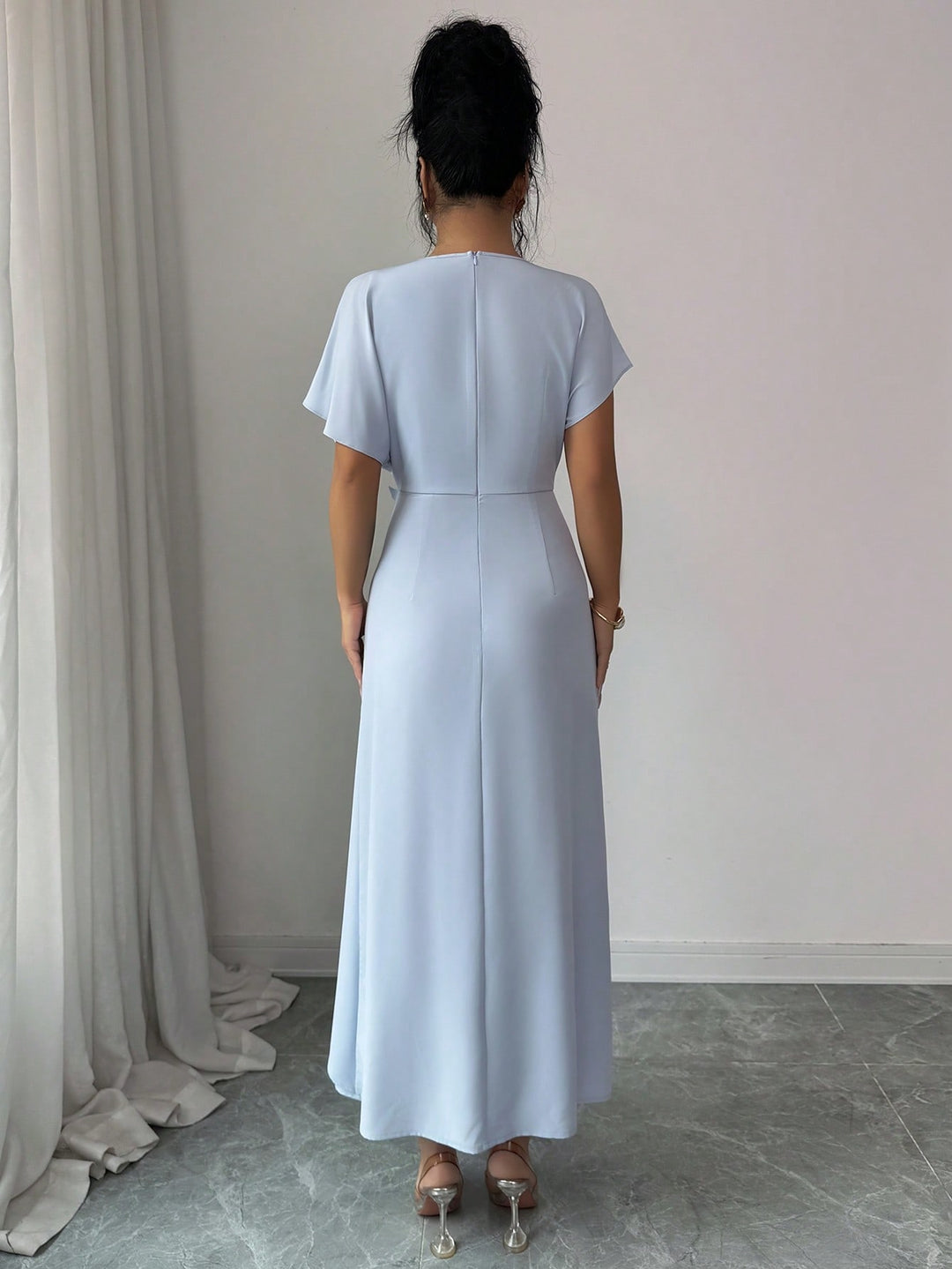 SHEIN maxi ruha, kék