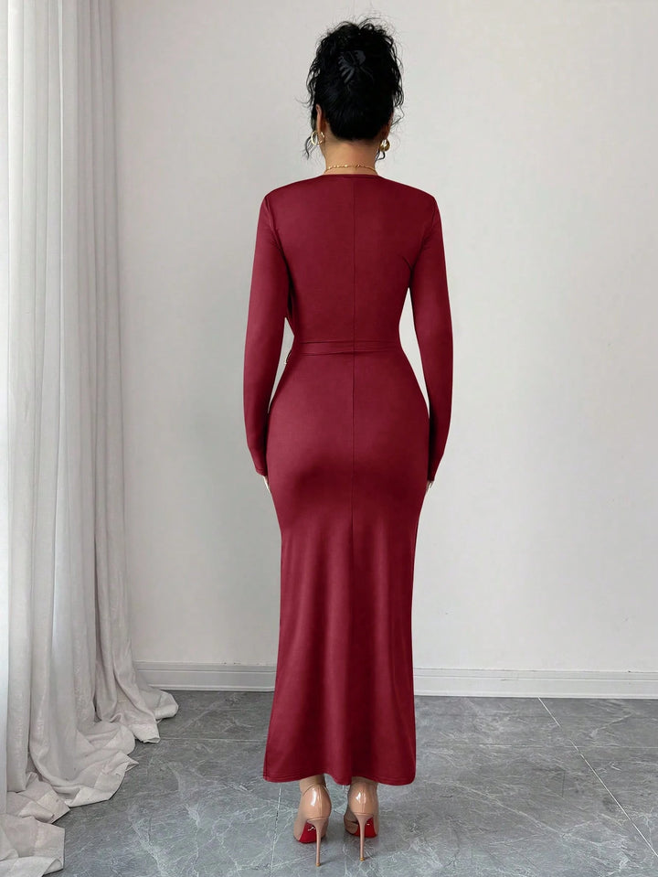Rochie maxi SHEIN, roșu