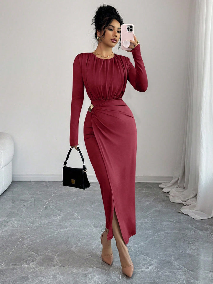 Rochie maxi SHEIN, roșu