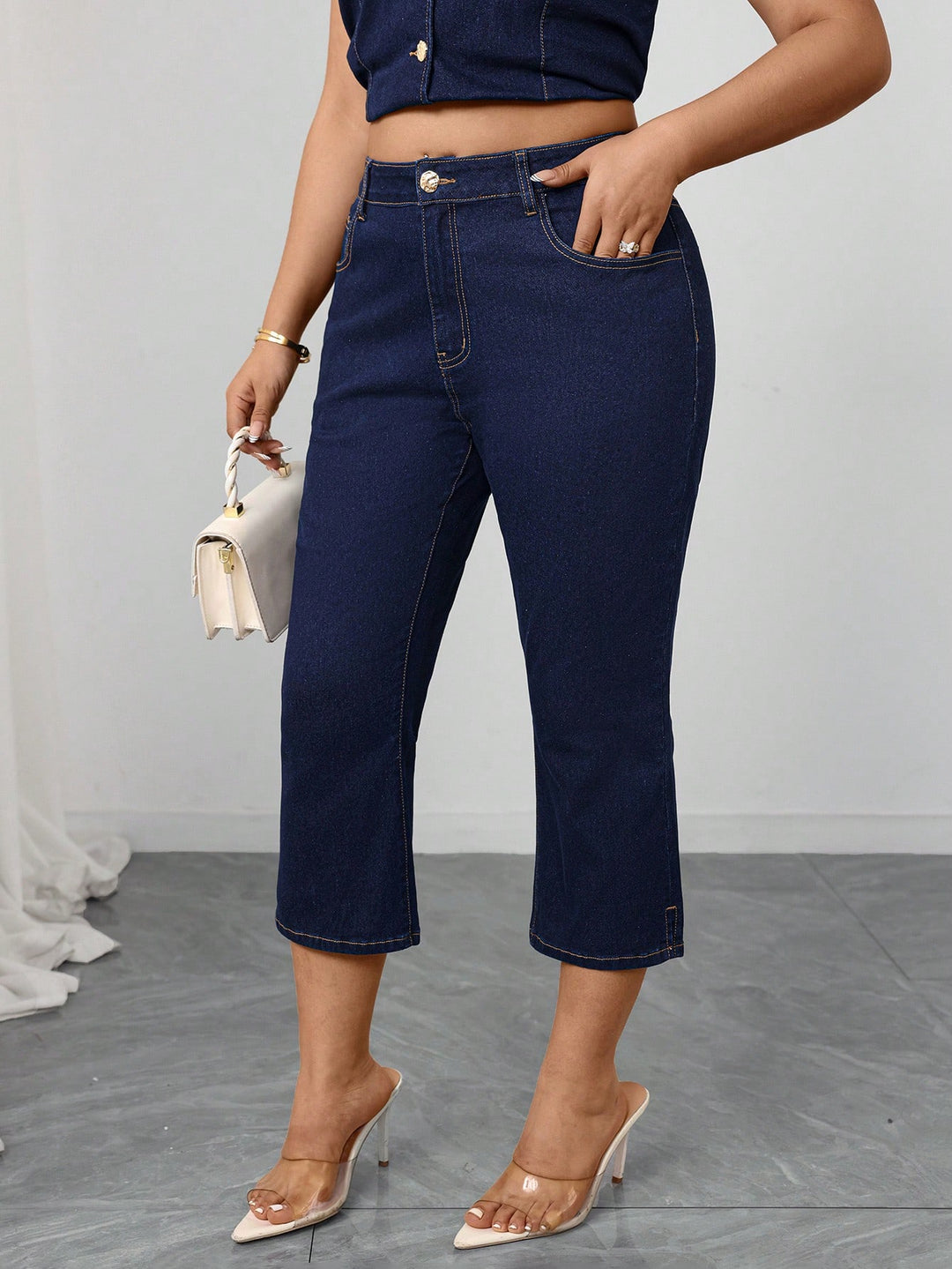 Jeans SHEIN, albastru