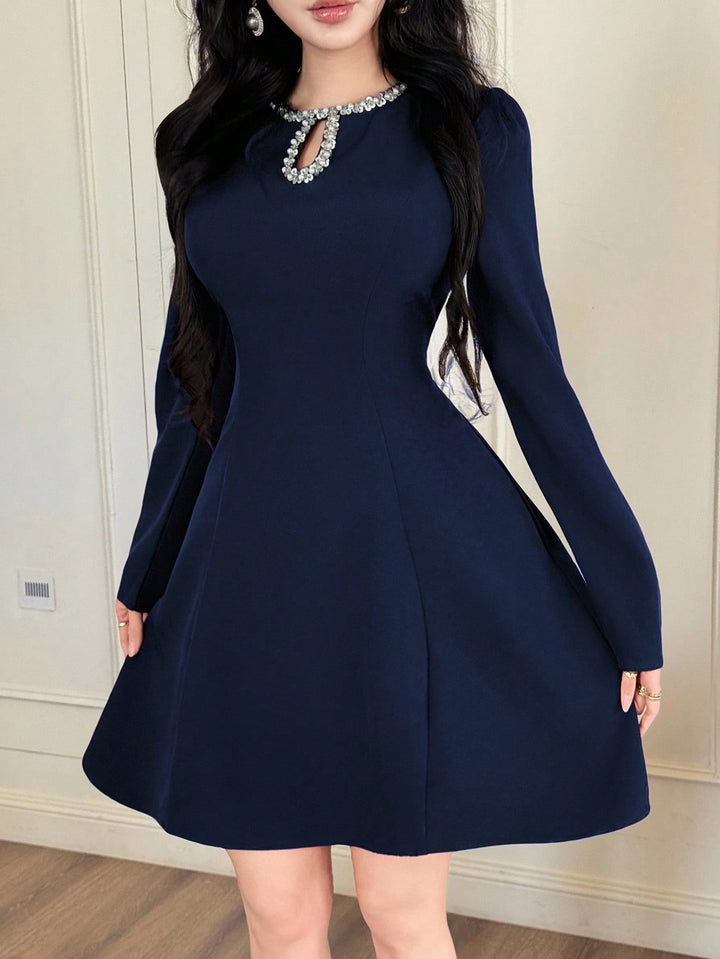 Rochie scurtă SHEIN, albastru