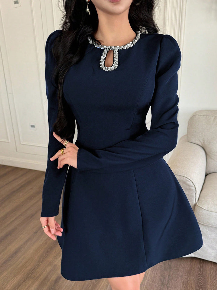 Rochie scurtă SHEIN, albastru