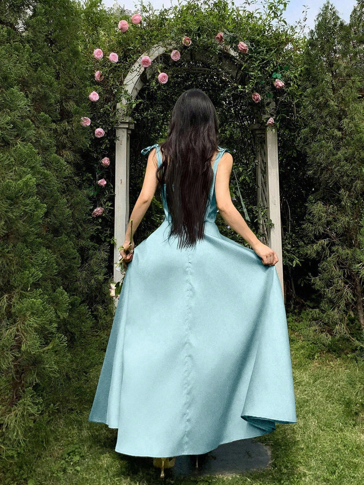 Rochie maxi SHEIN, turcoaz