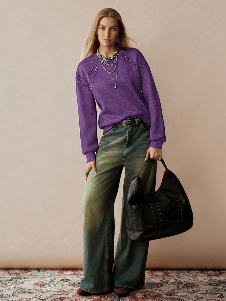 SHEIN pulóver, lila