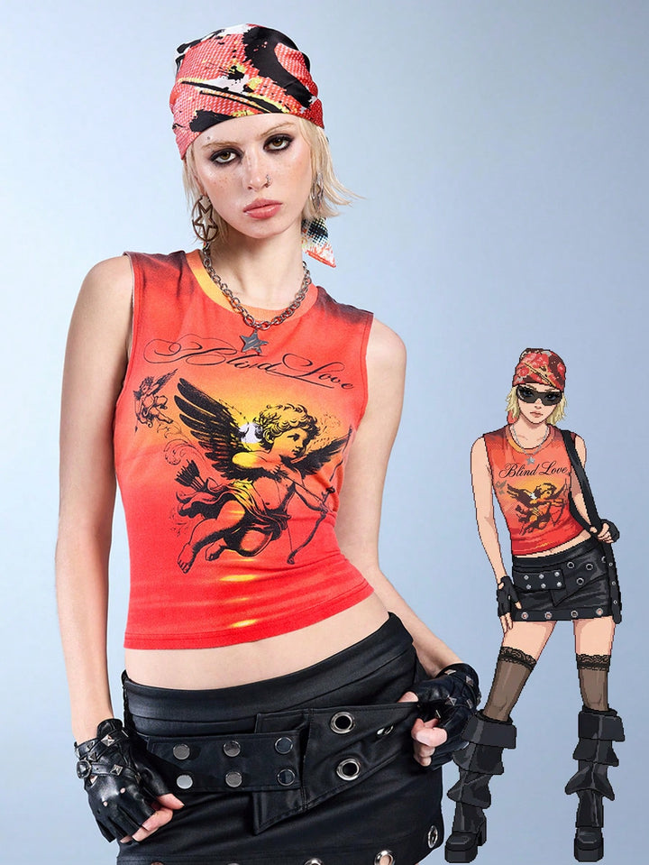 SHEIN top, narancssárga