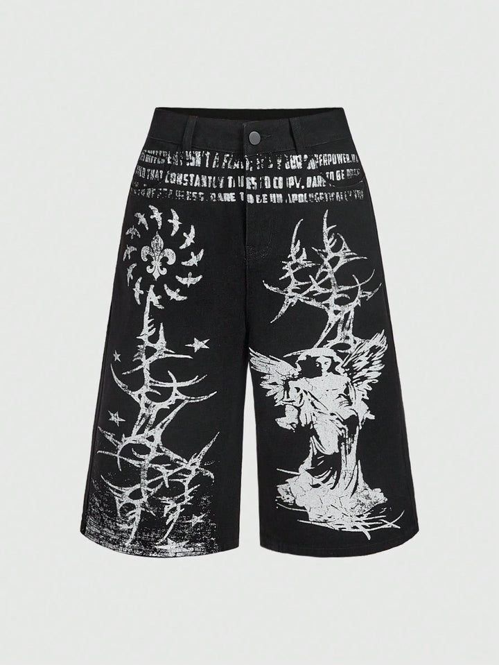 Pantaloni scurți SHEIN, negru