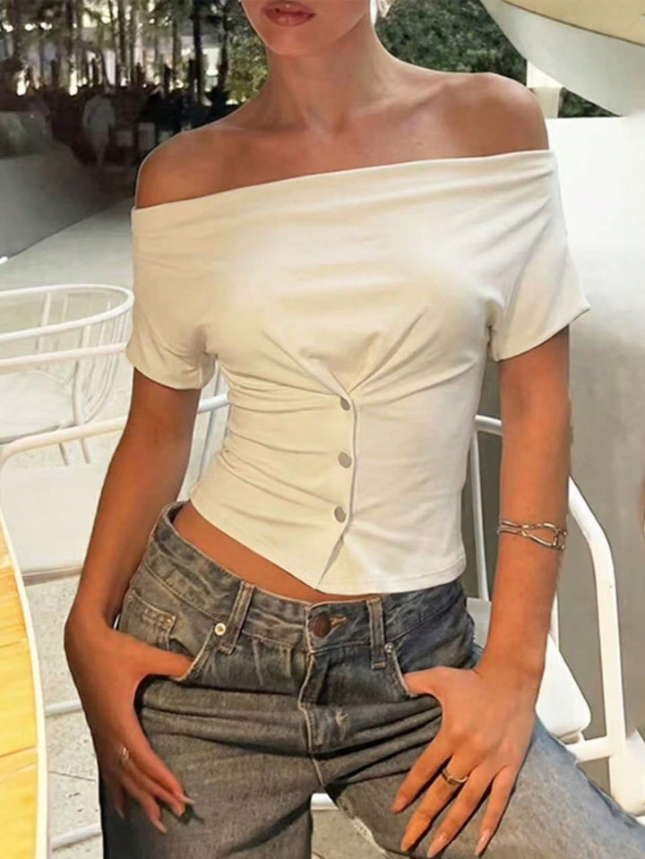 Tricou SHEIN, portocaliu