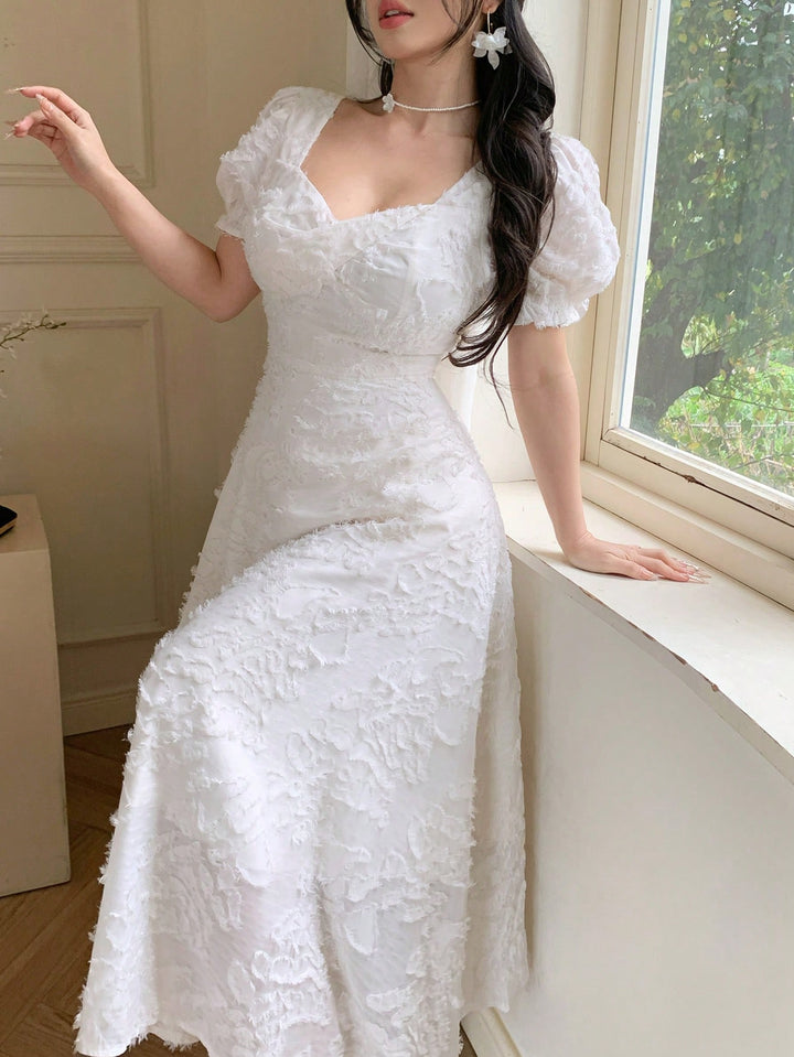 Rochie maxi SHEIN, alb