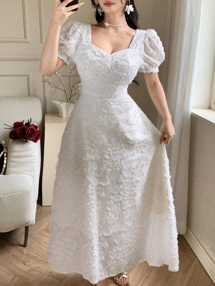 Rochie maxi SHEIN, alb