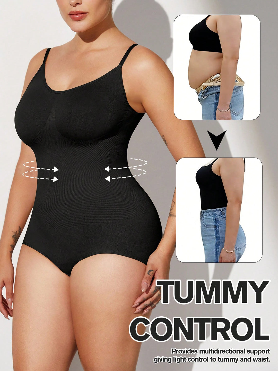Body modelator SHEIN, negru