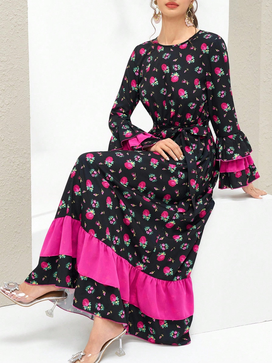 Rochie SHEIN, mix culori