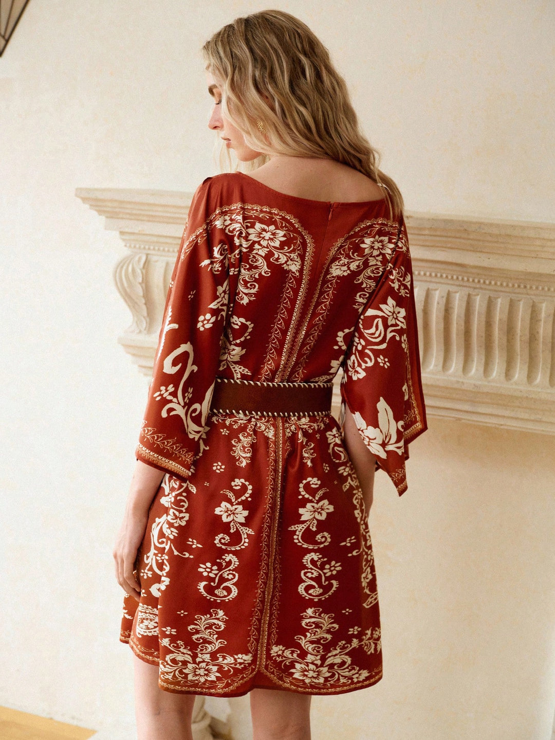 Rochie scurtă SHEIN, maro