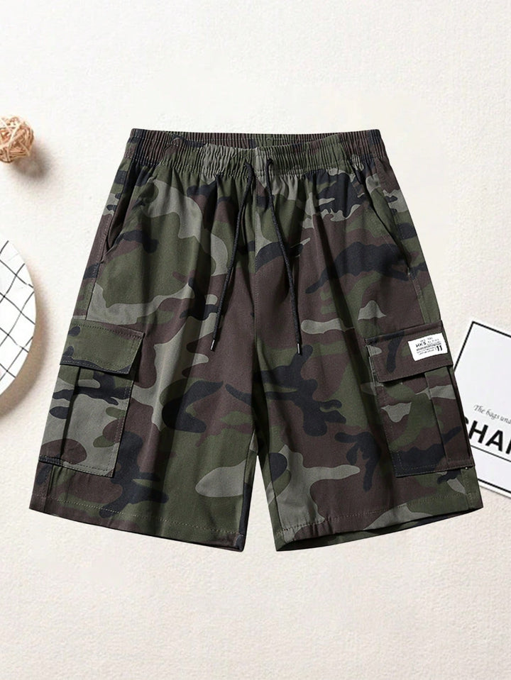 Pantaloni scurți SHEIN, kaki