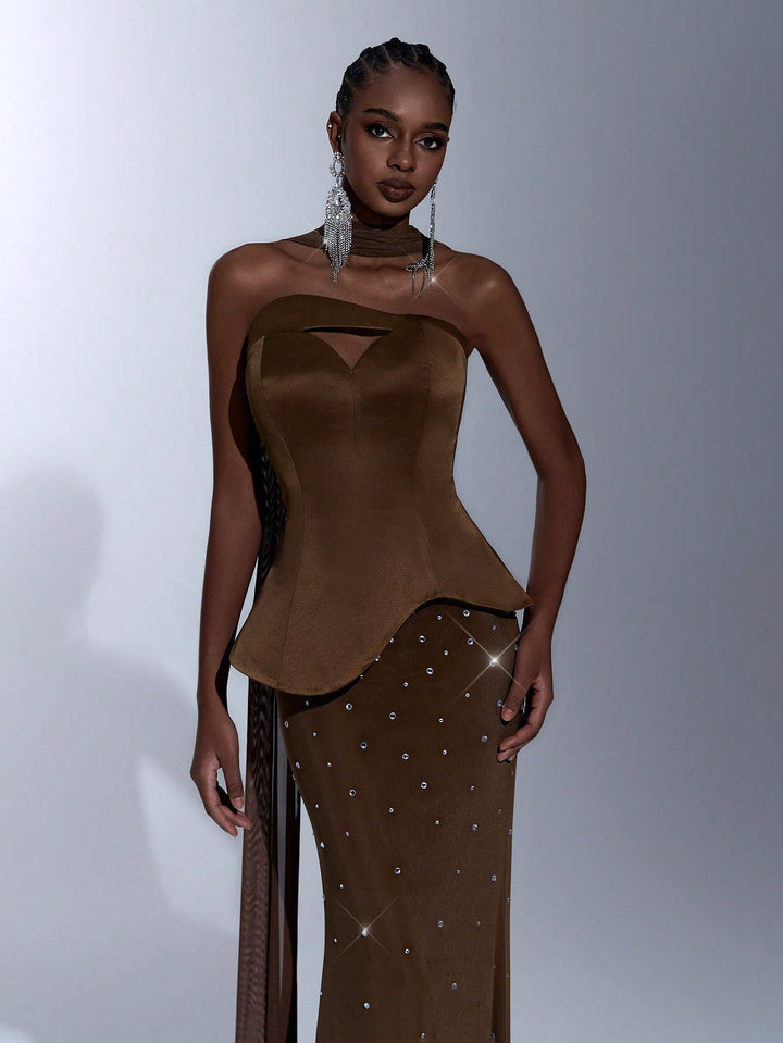 Rochie SHEIN, maro