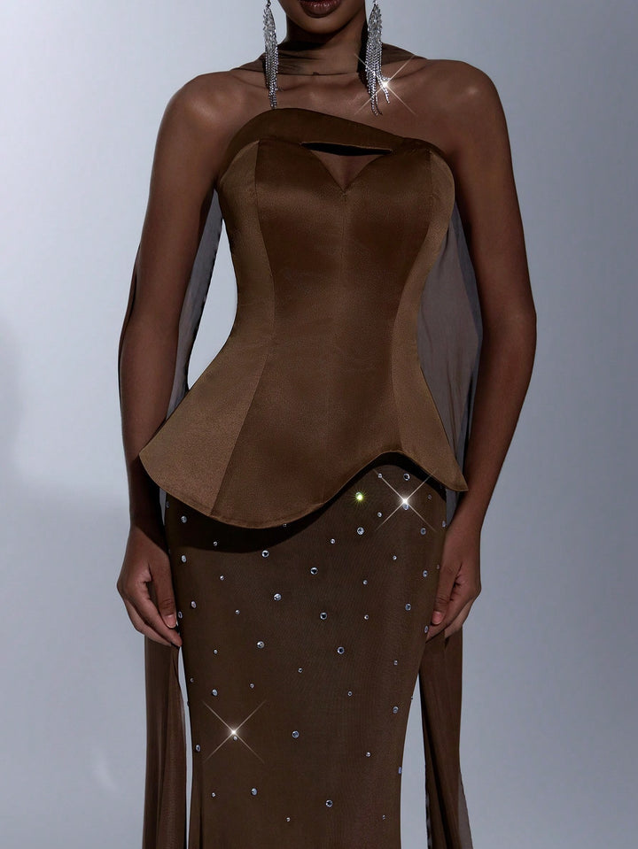 Rochie SHEIN, maro