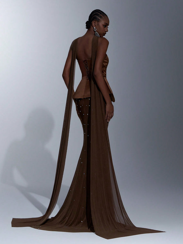 Rochie SHEIN, maro