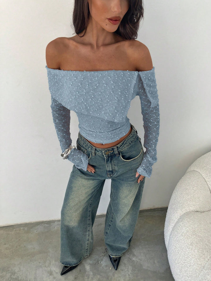 Top SHEIN, albastru