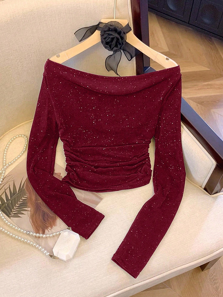 Tricou SHEIN, vișiniu