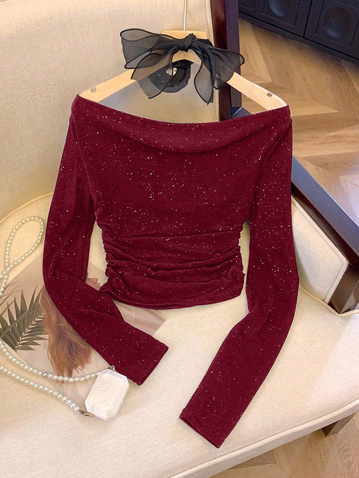 Tricou SHEIN, vișiniu