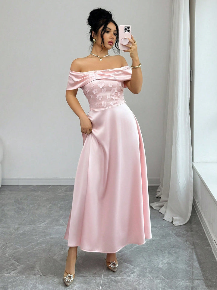 Rochie maxi SHEIN, roz