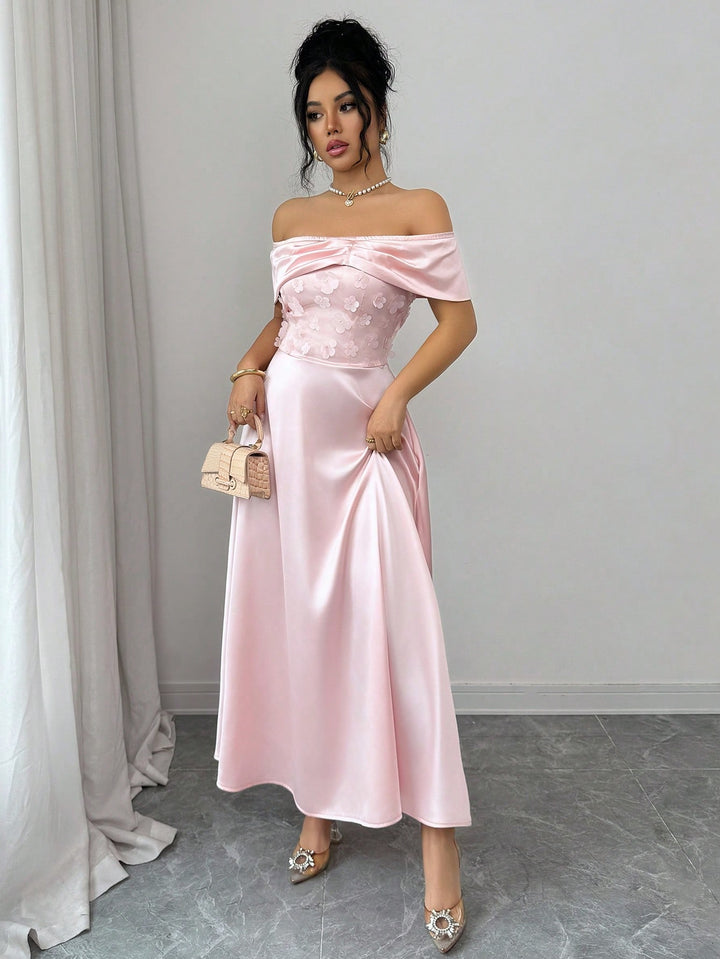 Rochie maxi SHEIN, roz