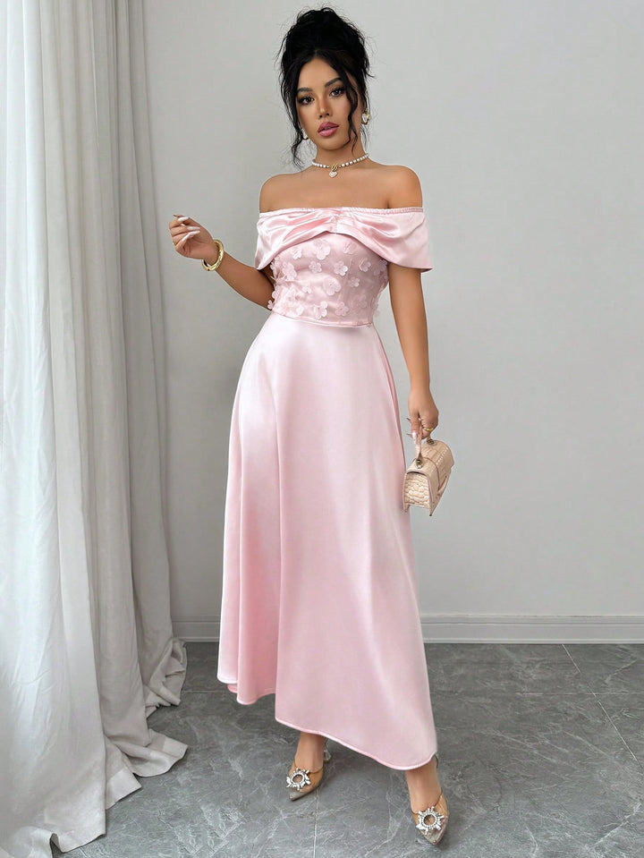 Rochie maxi SHEIN, roz