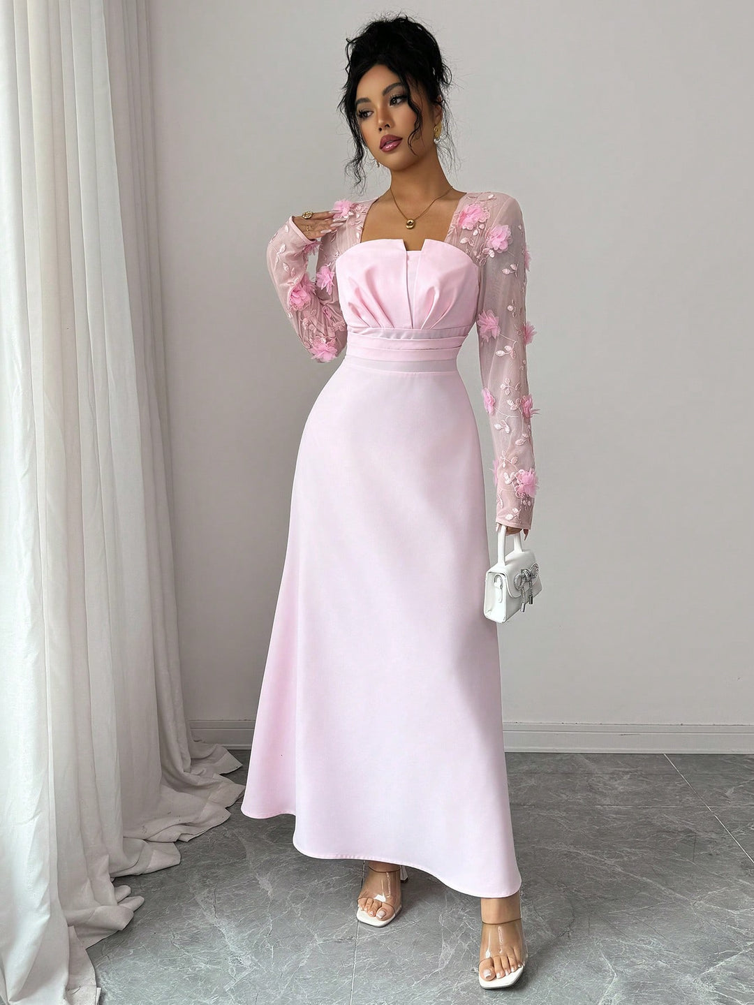 Rochie scurtă SHEIN, roz