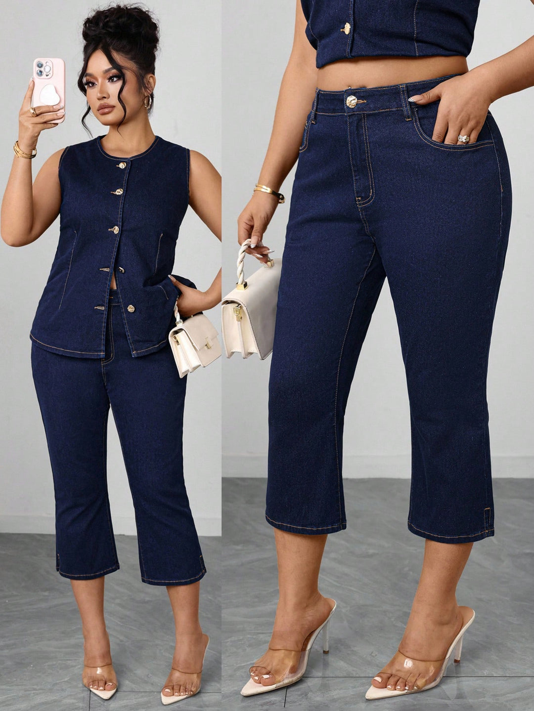 Jeans SHEIN, albastru