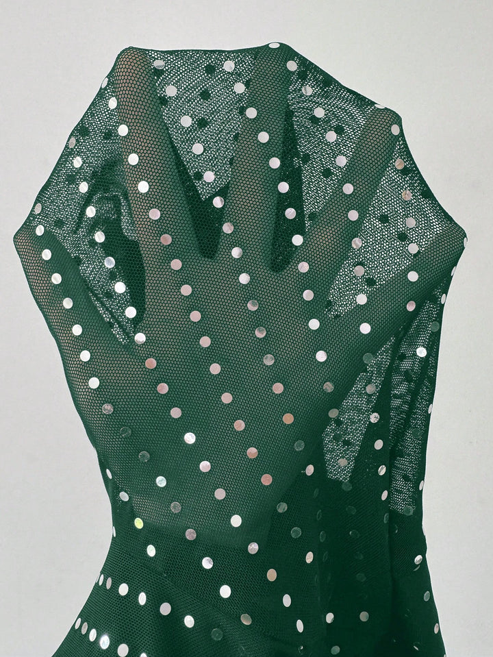 Rochie midi SHEIN, verde