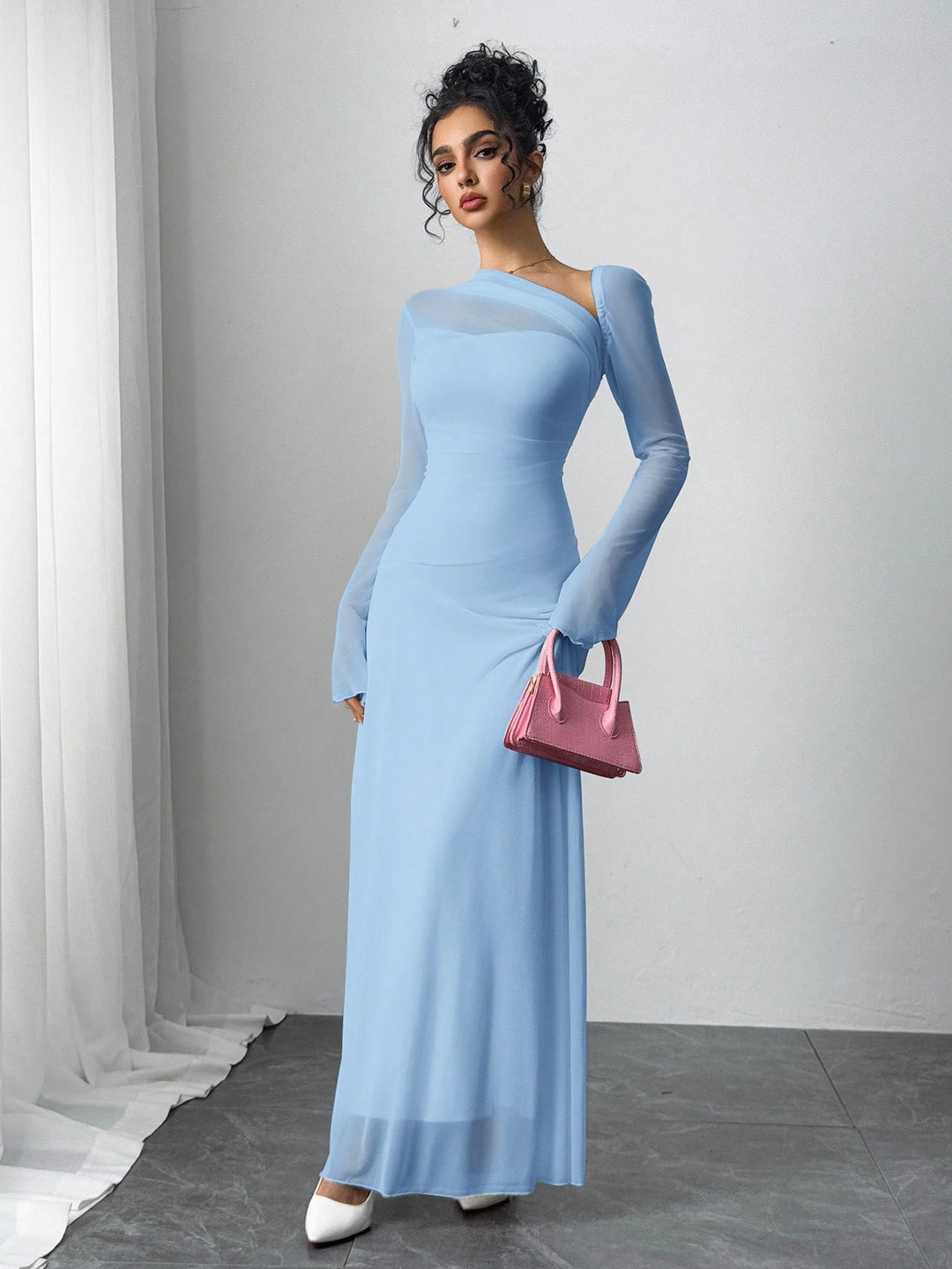 Rochie maxi SHEIN, albastru