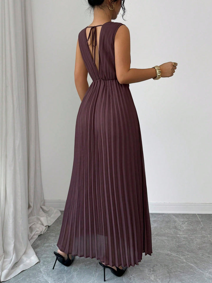 Rochie maxi SHEIN, maro