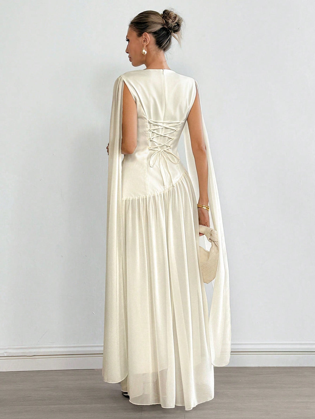 Rochie maxi SHEIN, bej