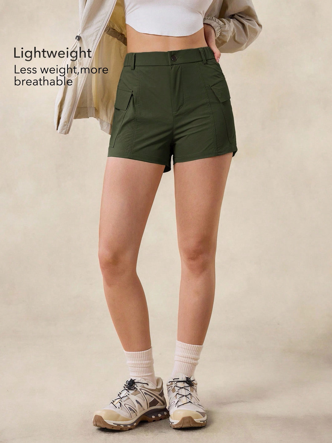 SHEIN rövidnadrág, khaki