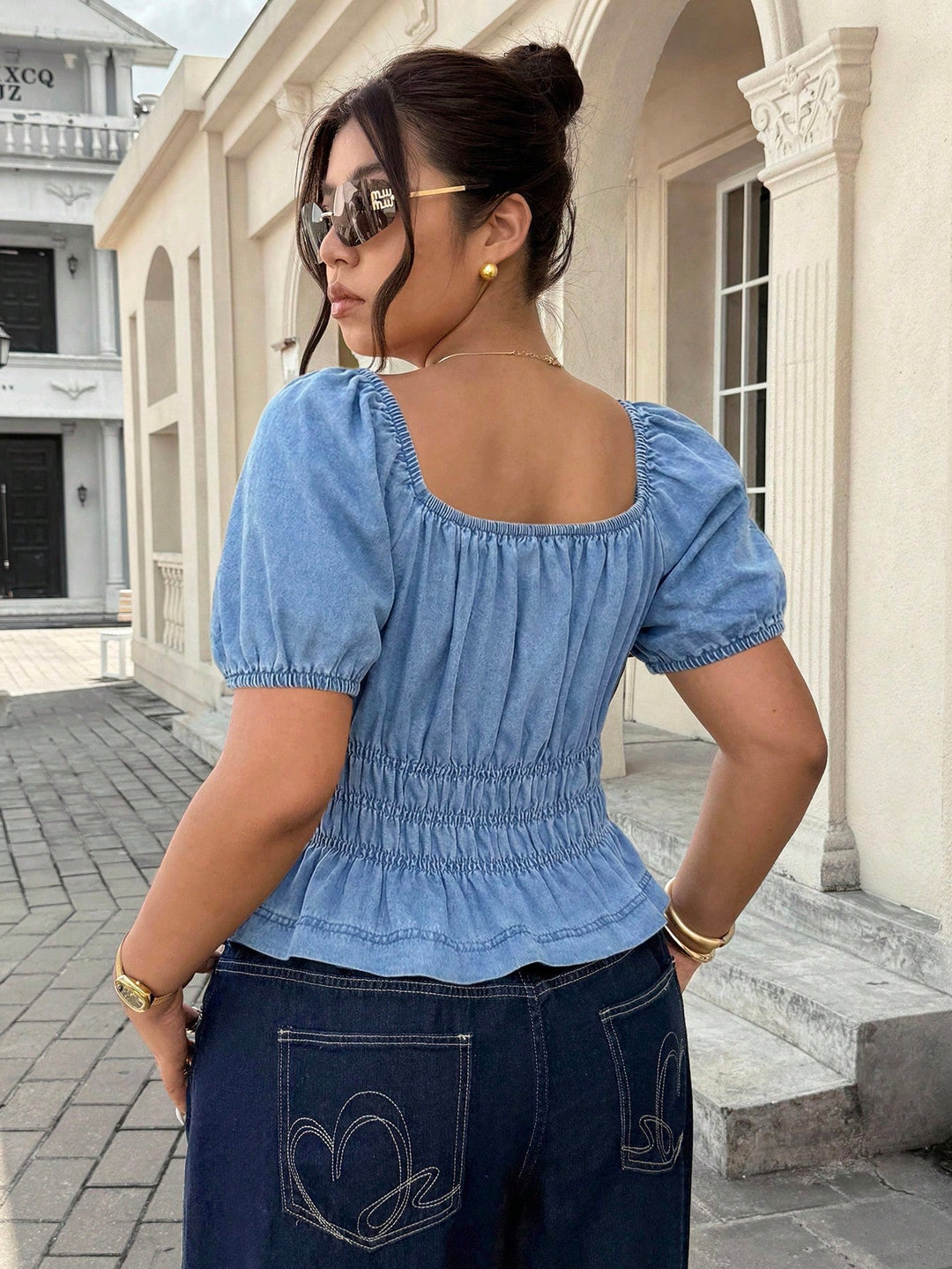 Top SHEIN, albastru