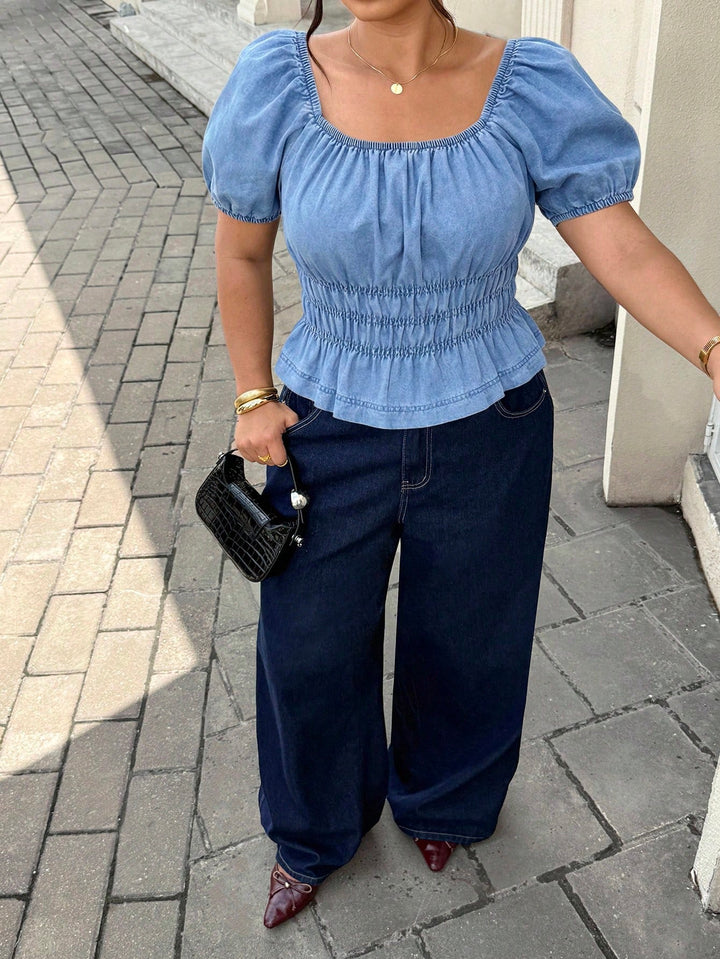 Top SHEIN, albastru