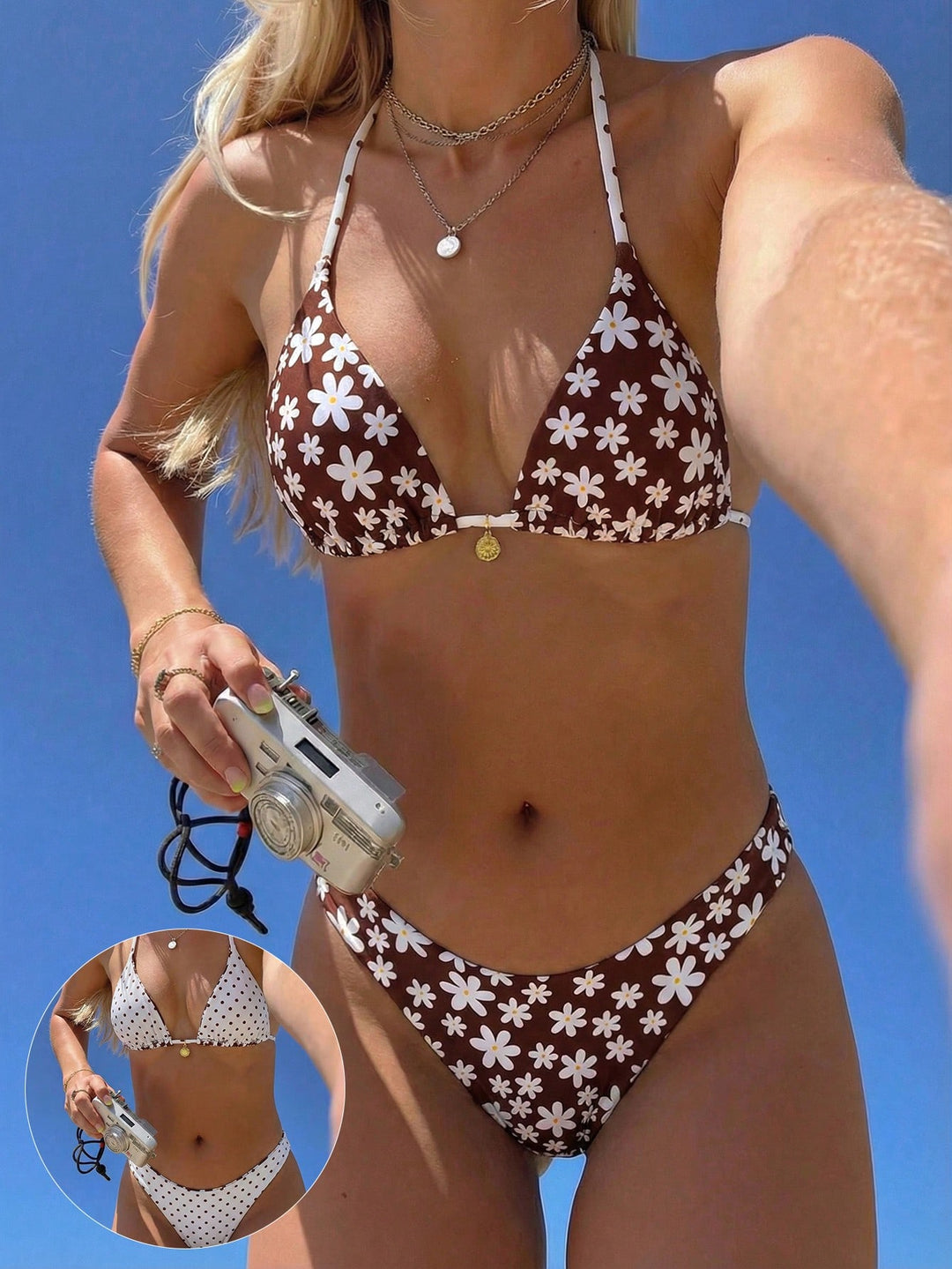 Set bikini SHEIN, mix culori