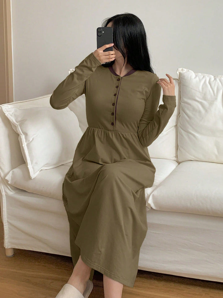 Rochie SHEIN, kaki
