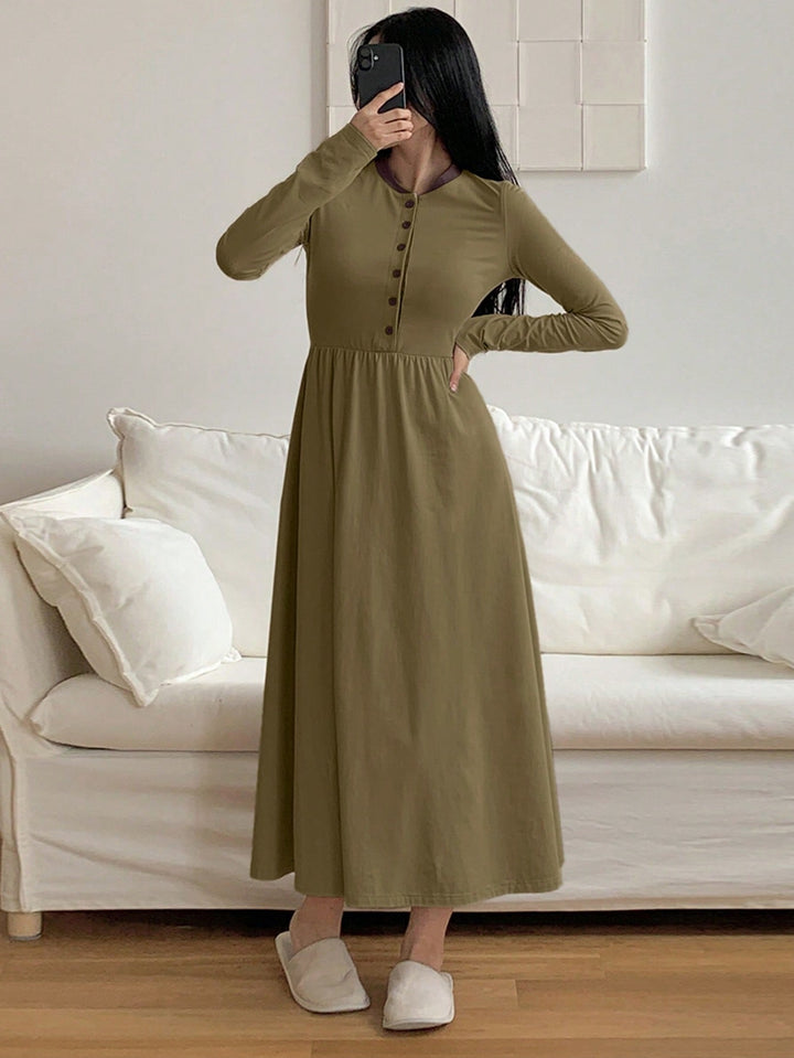 Rochie SHEIN, kaki