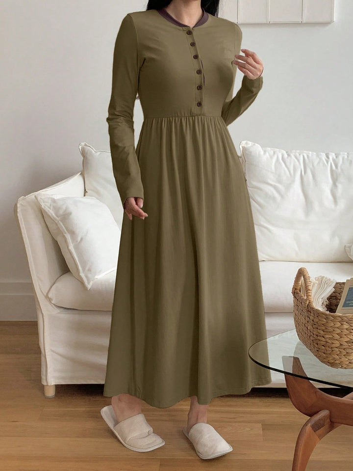 Rochie SHEIN, kaki