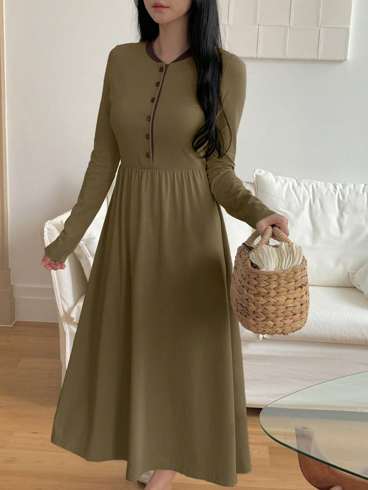 Rochie SHEIN, kaki