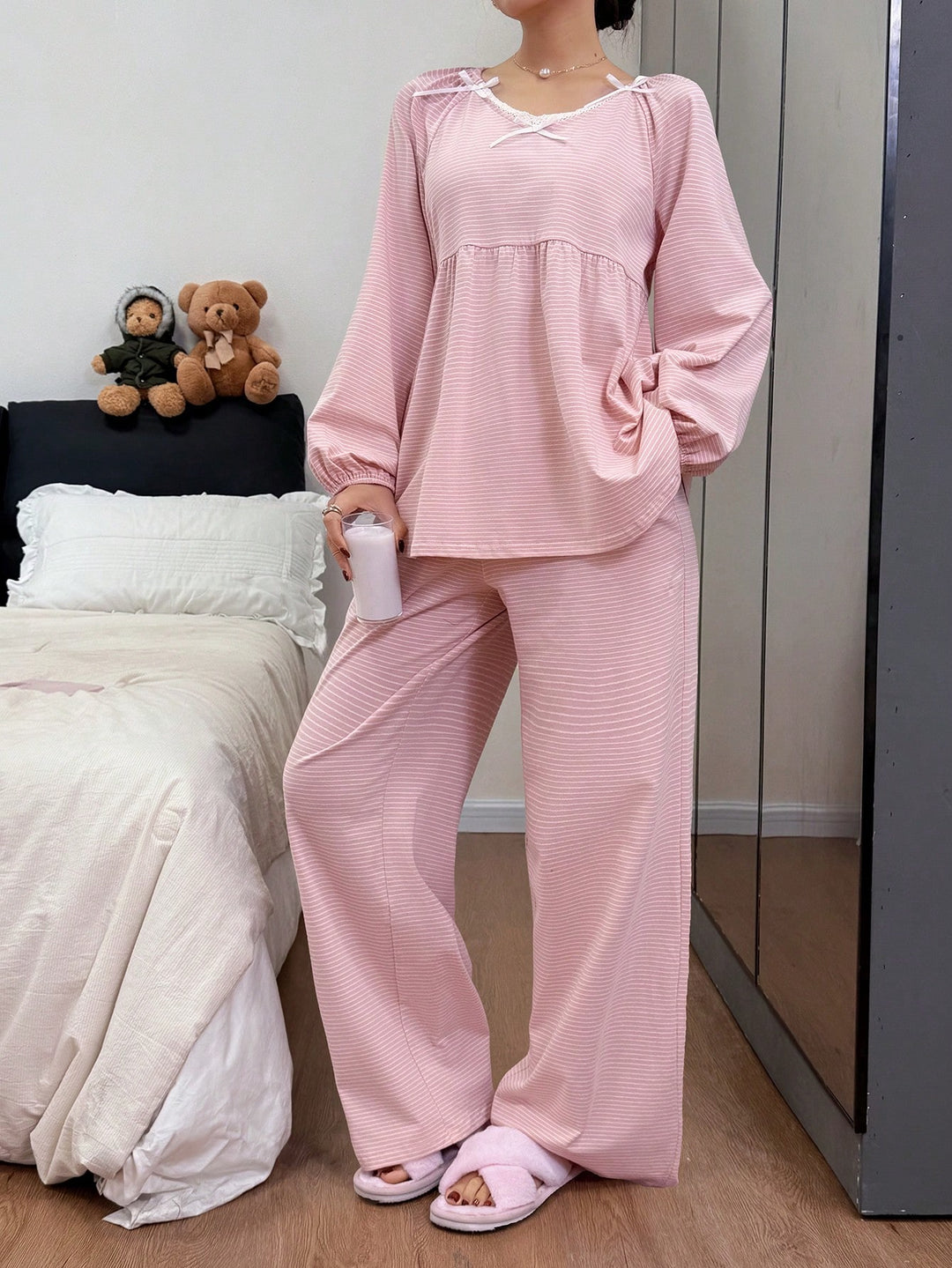 Pijama SHEIN, roz