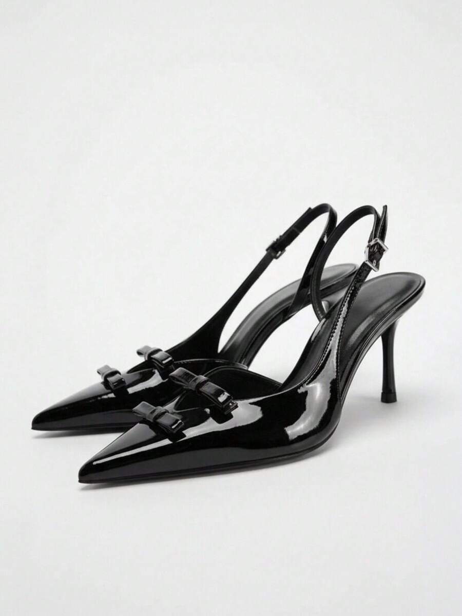 Pantofi cu toc SHEIN, negru