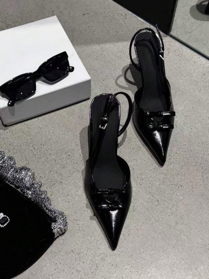 Pantofi cu toc SHEIN, negru