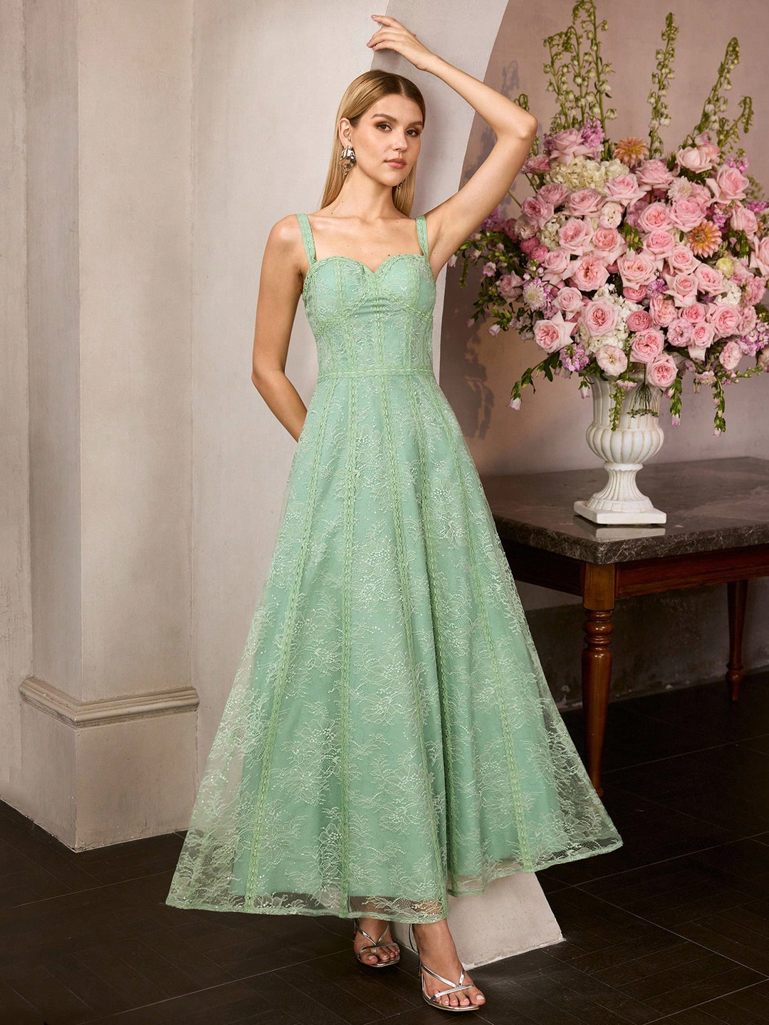 Rochie SHEIN, verde