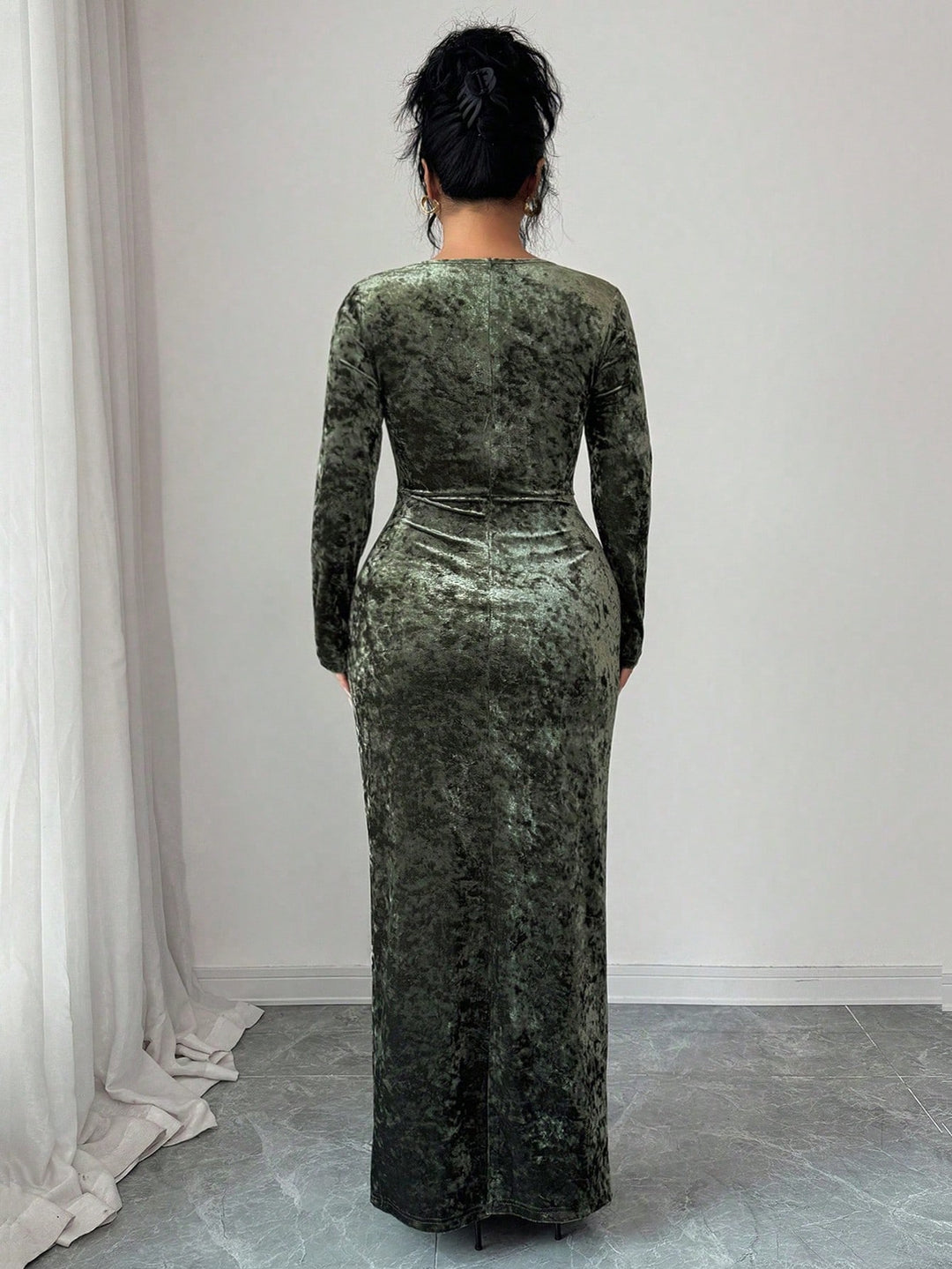 Rochie SHEIN, kaki