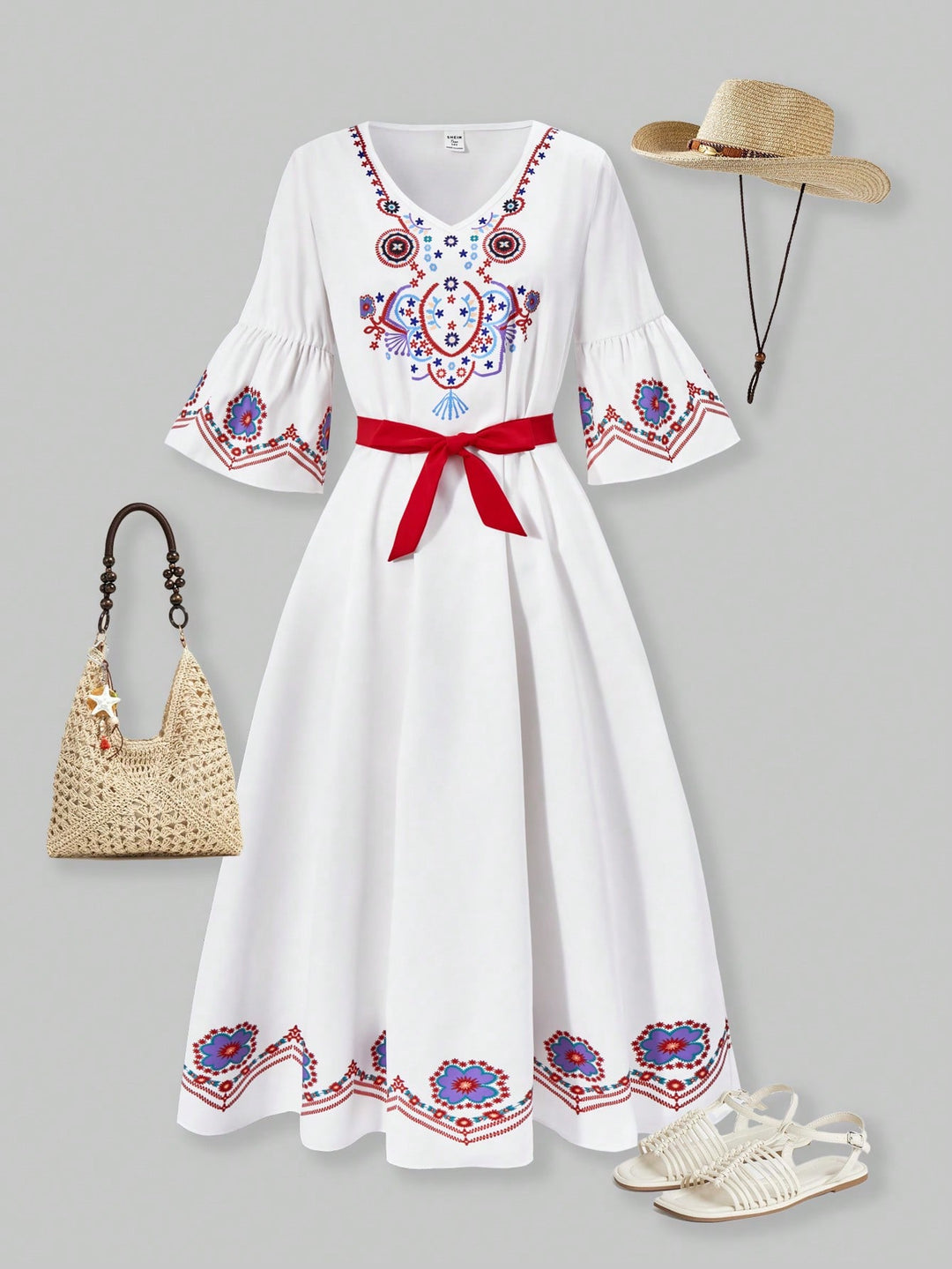 Rochie SHEIN, alb
