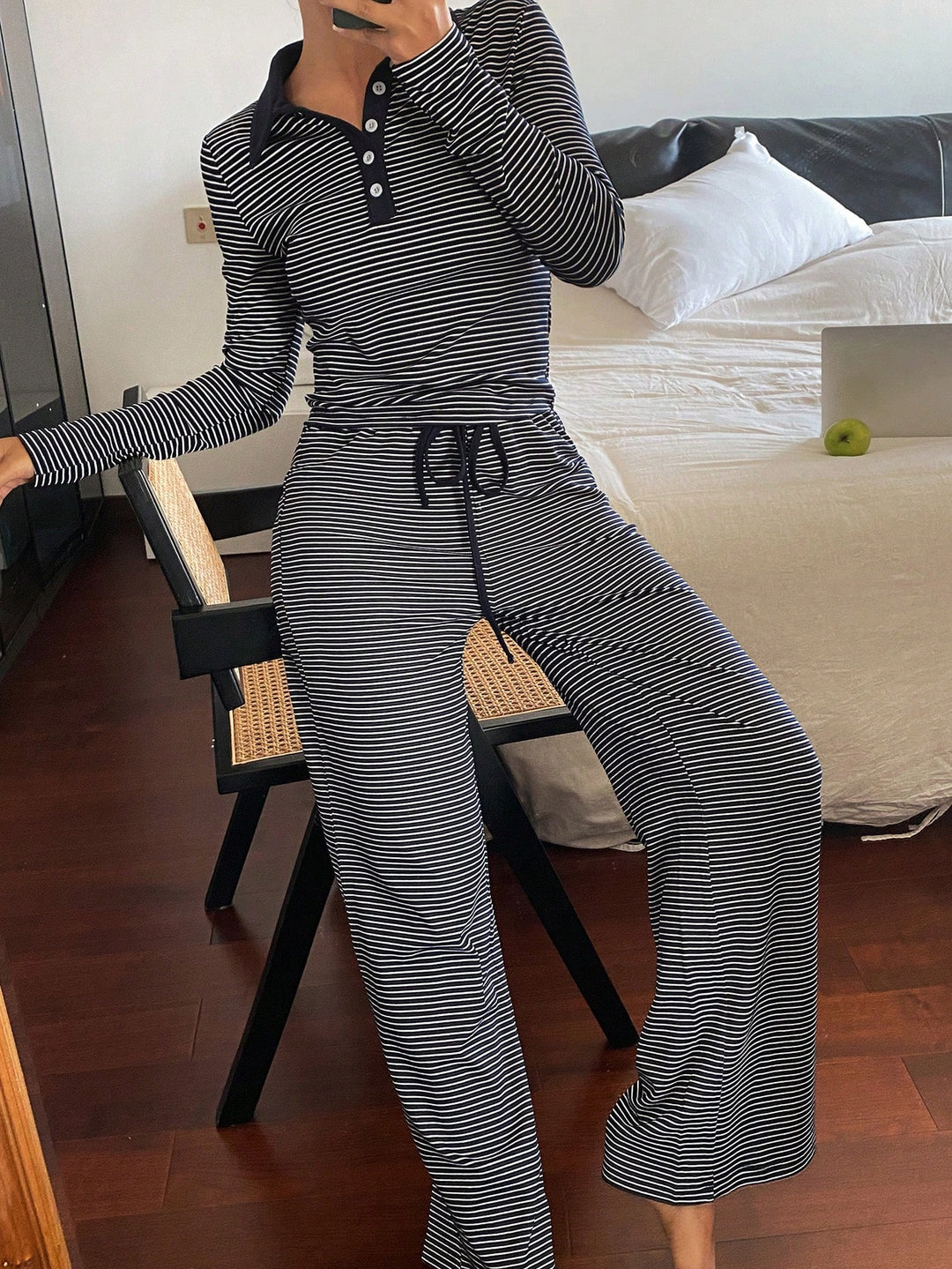 Set pijamale SHEIN, albastru